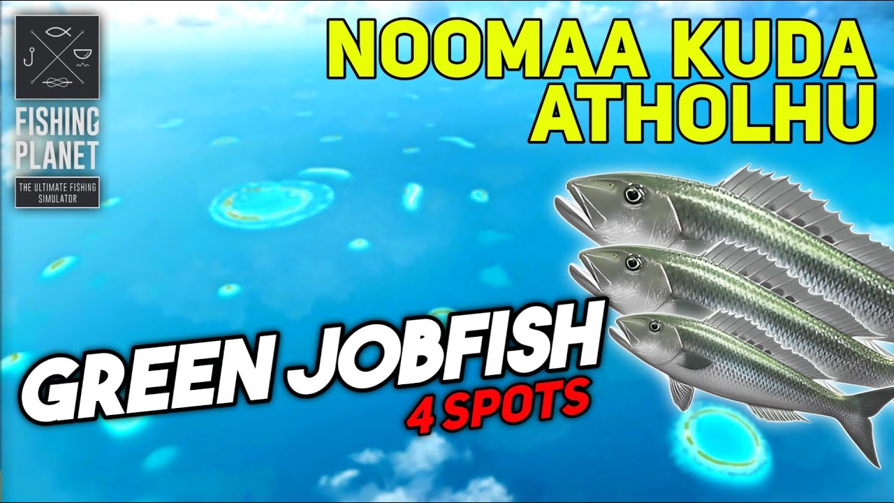 Unique Green Jobfish Noomaa Kuda Atholhu - Fishing Planet