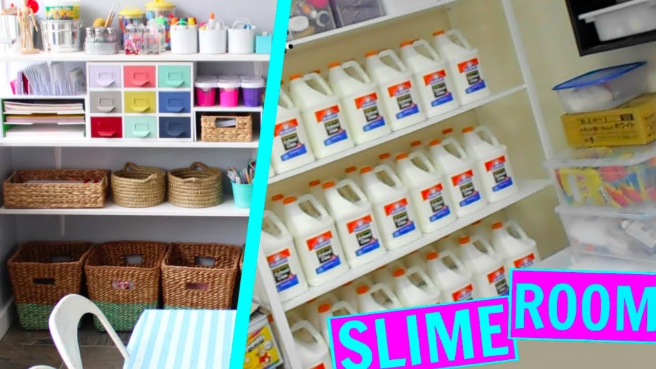 HUGE SLIME ROOM TOUR! Famous SLIME SHOP Room Tour!