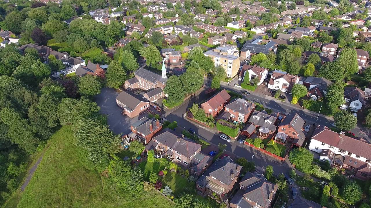 Whitefield from above with Phantom 4