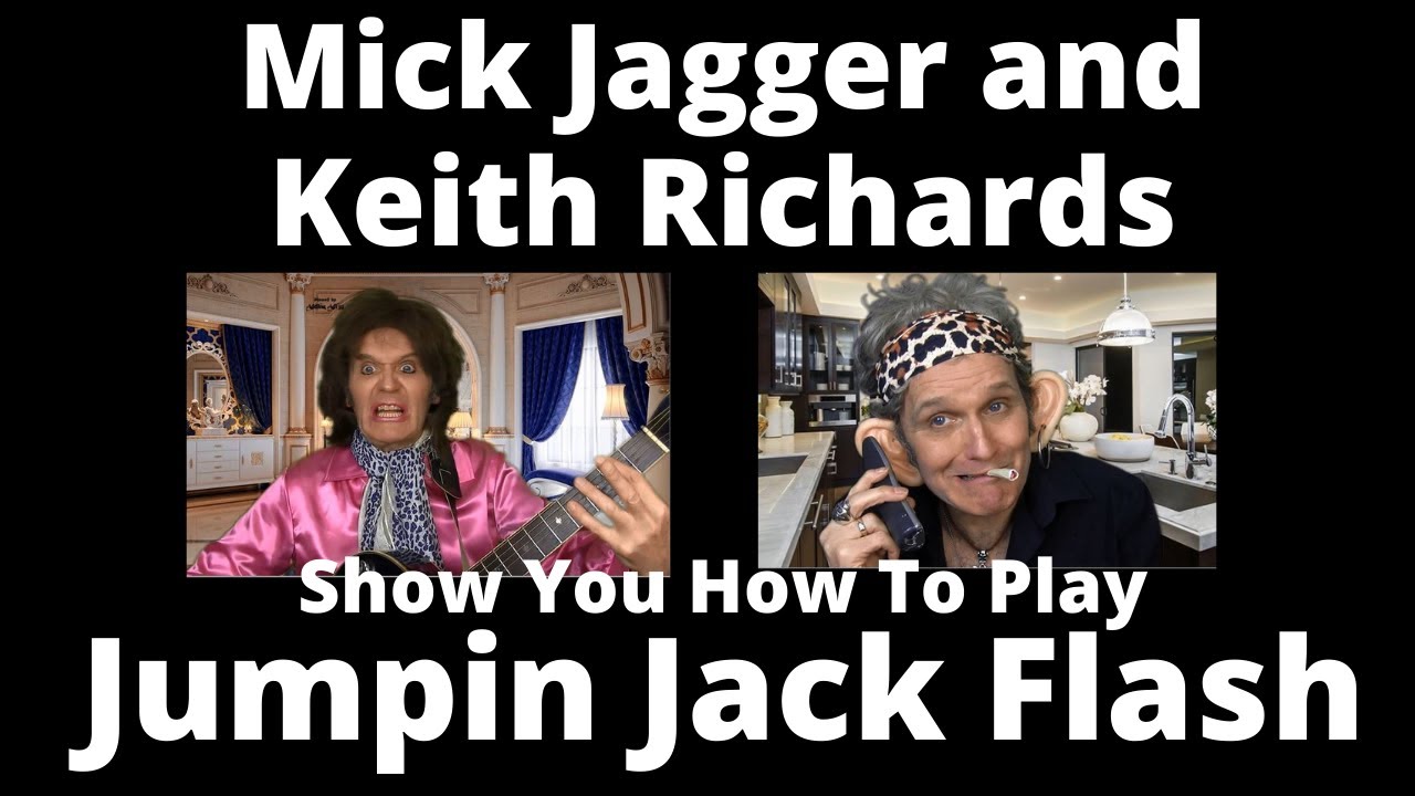 Mick Jagger and Keith Richards Show You How To Play JUMPIN JACK FLASH