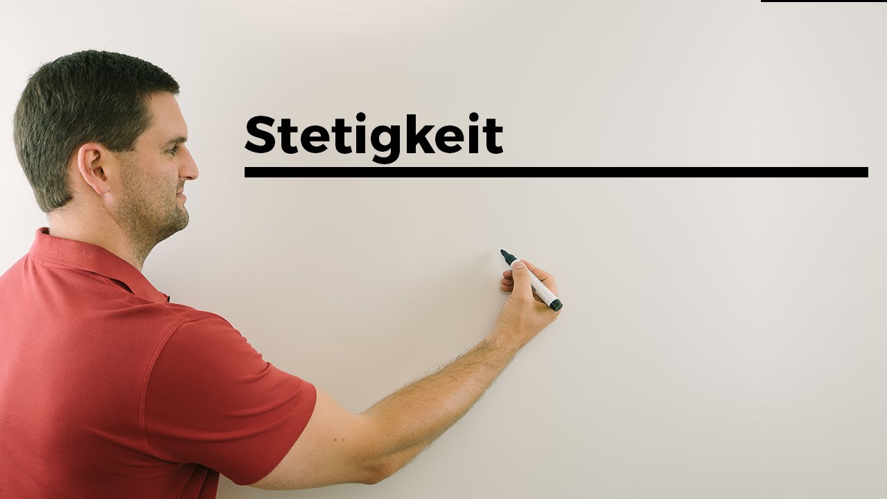 Stetigkeit, grundsätzlich: Stift nicht absetzen, aber Vorsicht! Mathe by Daniel Jung