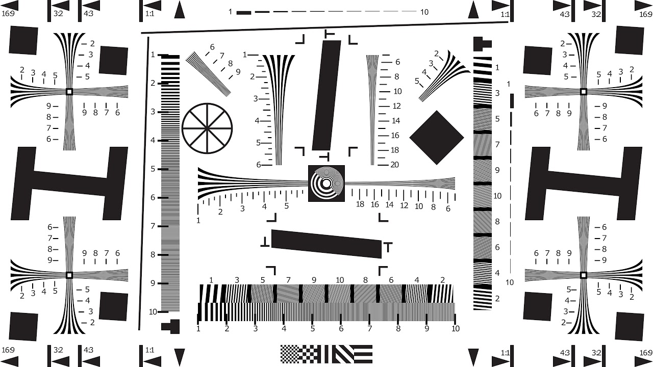 ISO 12233 Reschart 16x9