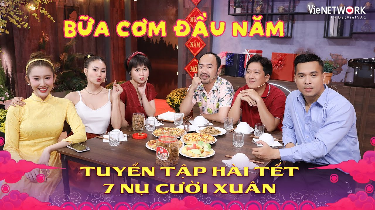 BỮA CƠM ĐẦU XUÂN của đại gia đình 7 Nụ, năm BÍNH NGỌ, CẤM CÃI CỌ - Tuyển tập Hài Tết 7 Nụ Cười Xuân