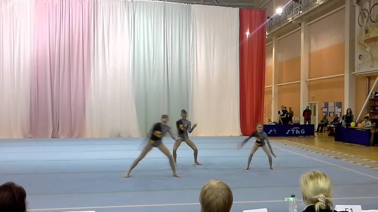 Спортивная акробатка, женская тройка г.Минска, вальтиж