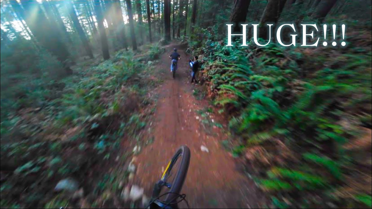 Riding the biggest local jumps!!