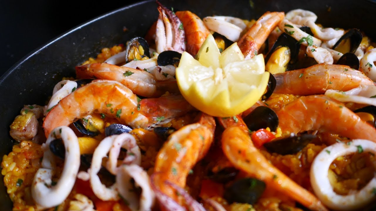 六分鐘會西班牙海鮮飯 How to make Spanish Paella?