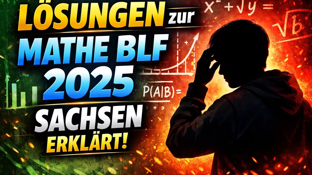  Sachsen BLF Mathematik 2025 – Aufgaben & Lösungen erklärt