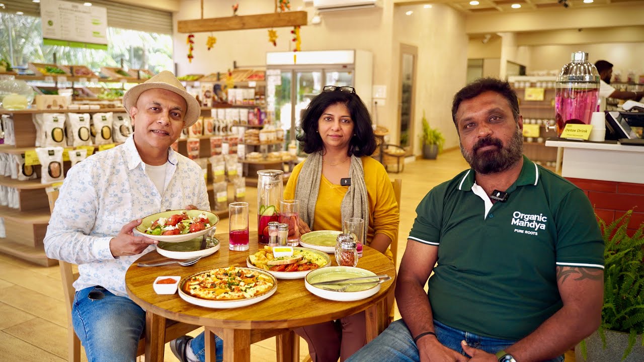 This Café Serves 100% Organic Produce, Best Whole Wheat Bread, Pure A2 Milk Ice Cream ORGANIC MANDYA