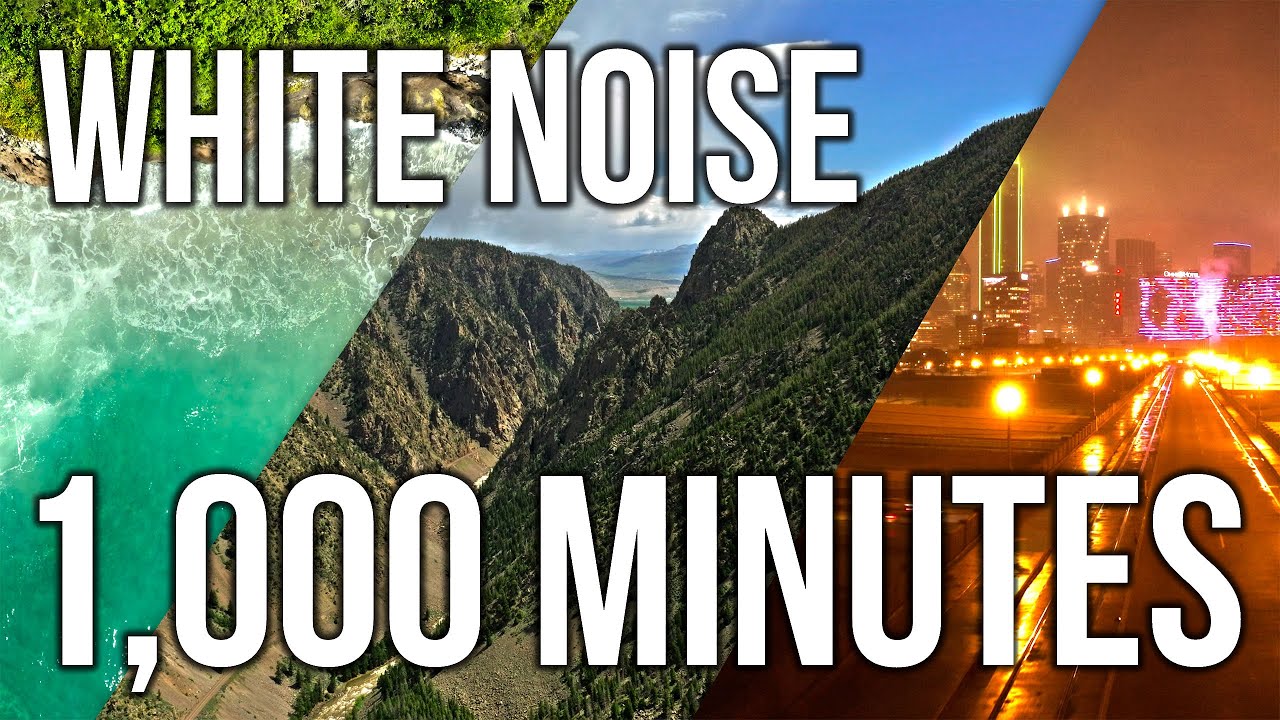 Relaxing Nature Sounds White Noise 4k HDR Drone TV to relax and study to