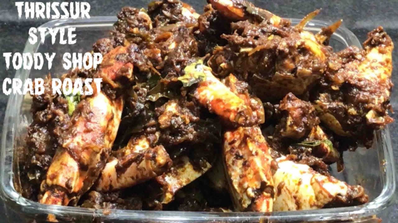 Thrissur Style Toddy Shop Crab Roast ||