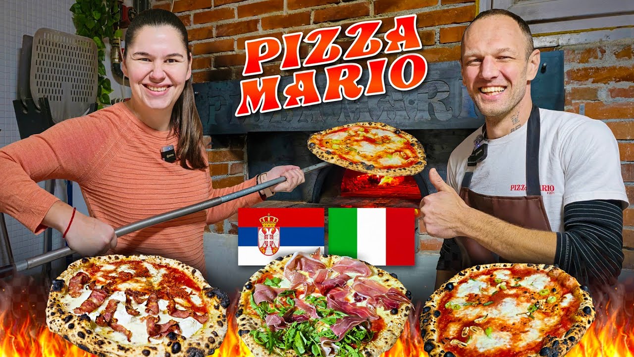 Prava ITALIJANSKA PIZZA koju morate da probate! Mario je MAJSTOR svog zanata!