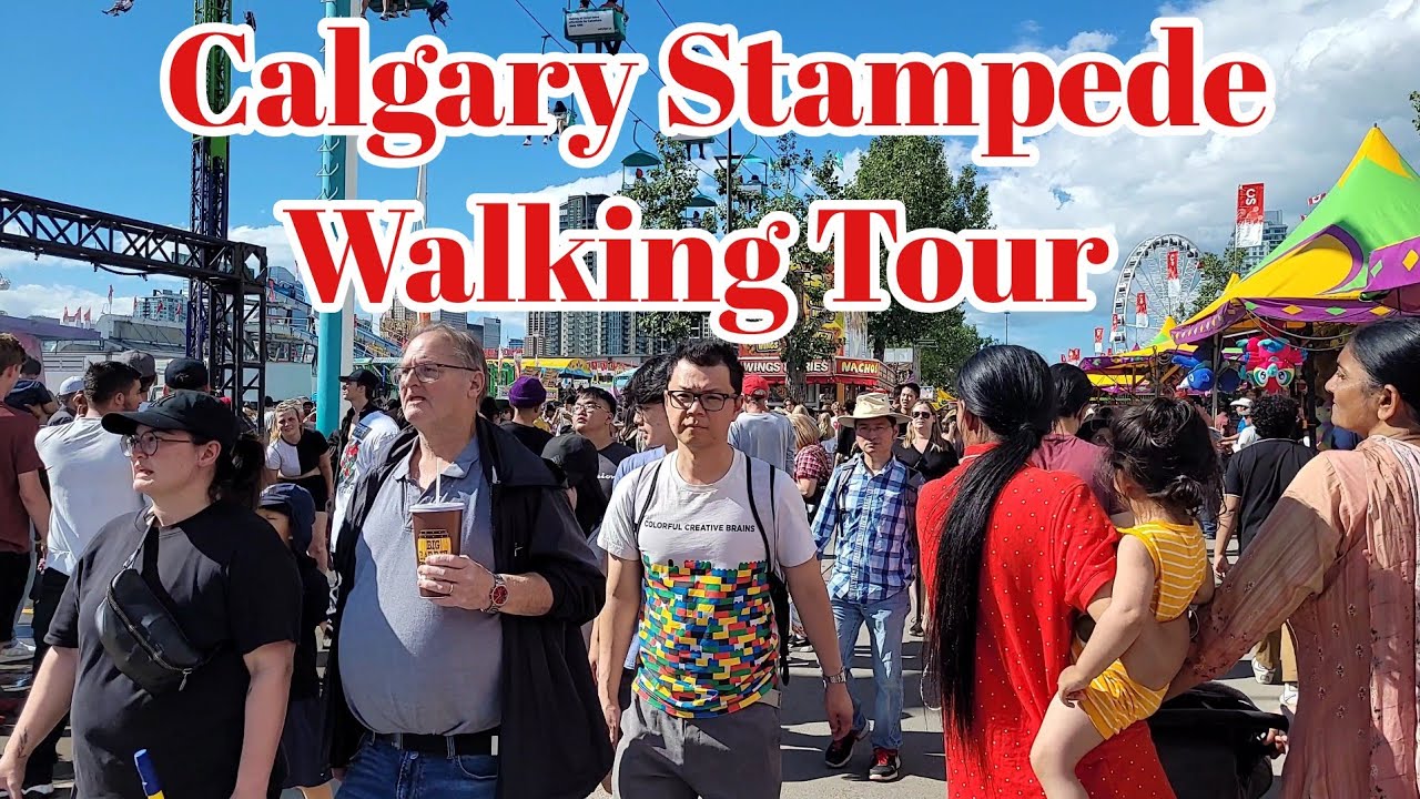 Calgary Stampede - [4K] Walking Tour | Alberta Canada 🇨🇦