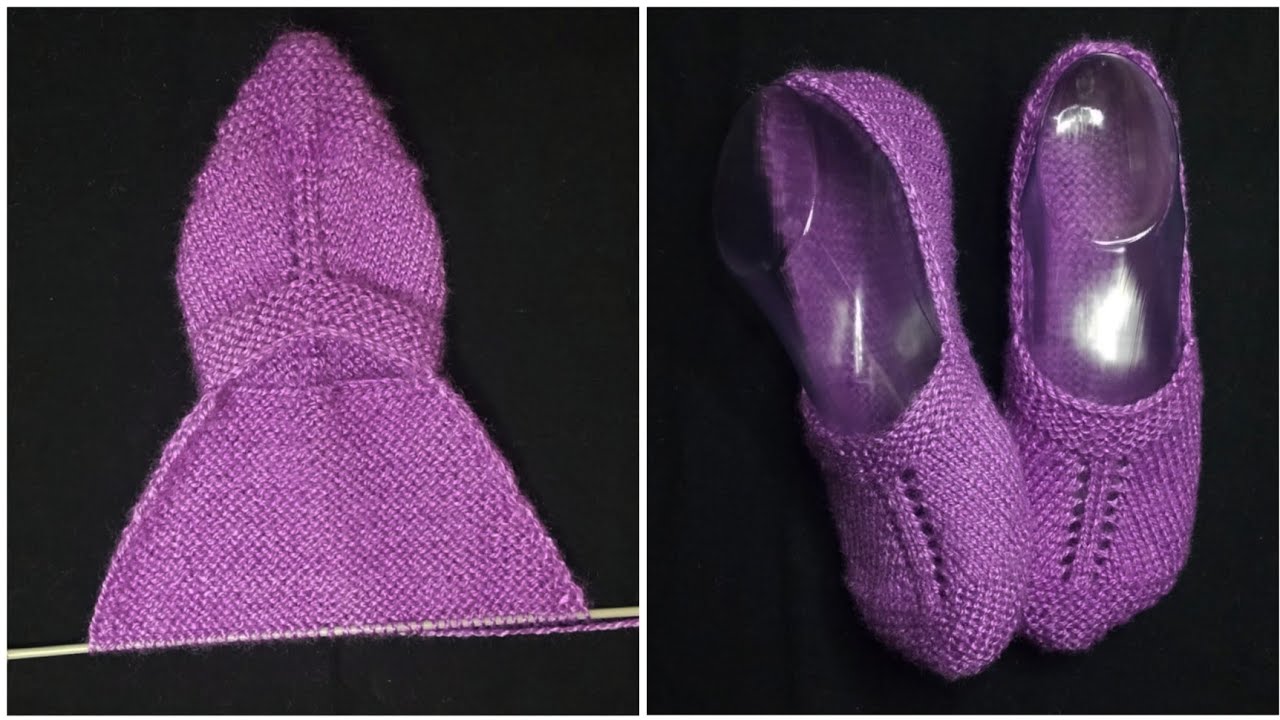Knitting a Punjabi Jutti