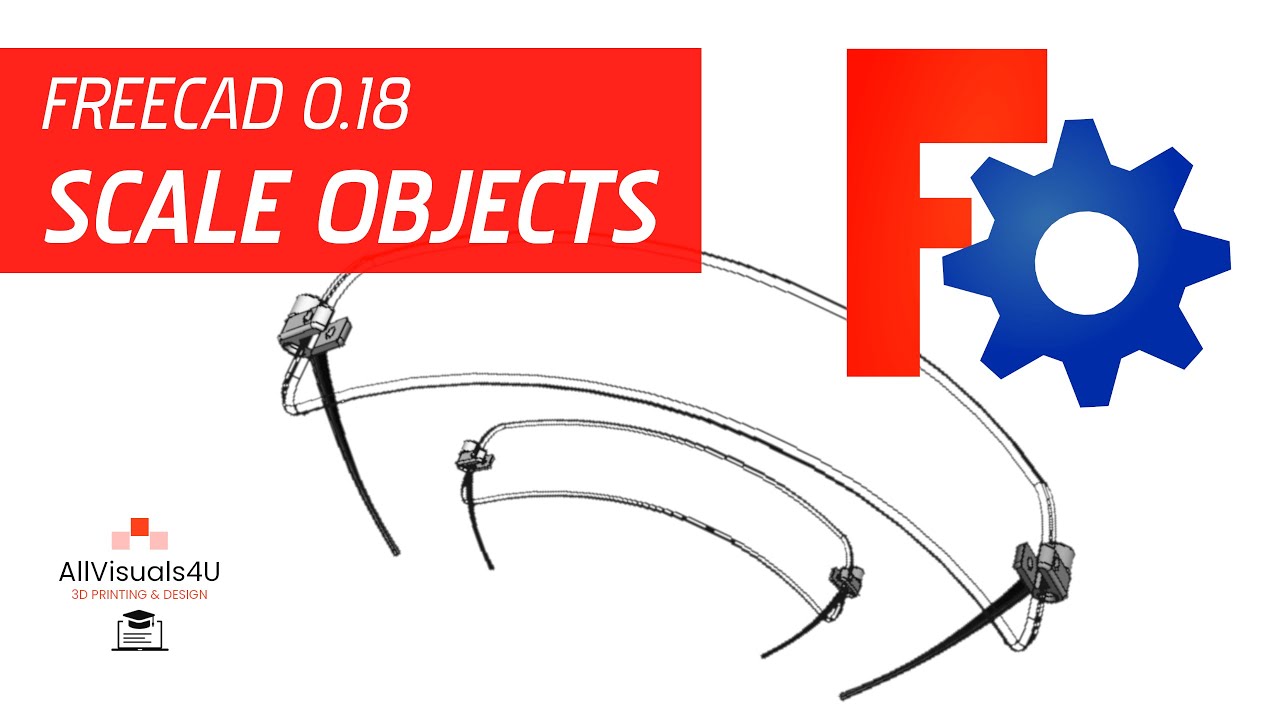 FreeCAD Scale Object - How To Scale Objects - Scale In FreeCAD