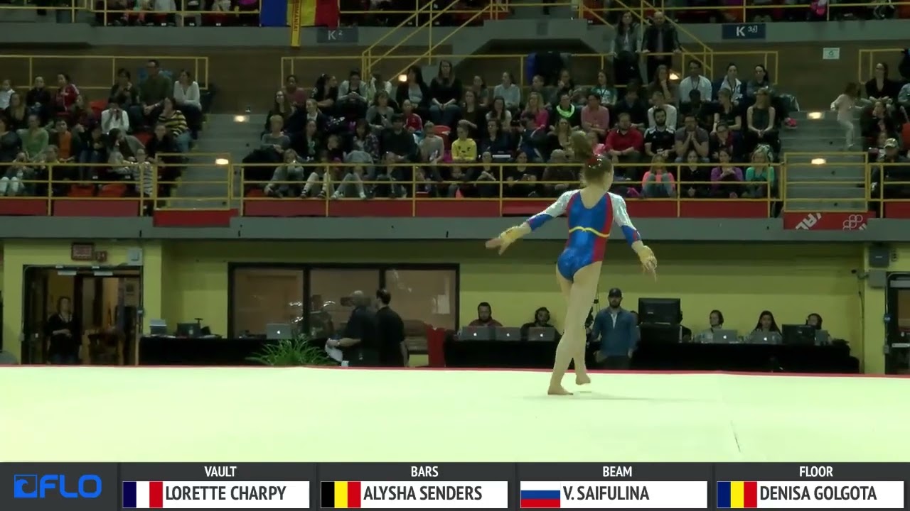 Denisa Golgota (ROU) 2016 Gymnix TF/AA FX