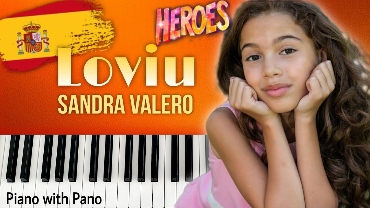 Sandra Valero - Loviu | Spain 🇪🇸 | Piano Cover | Junior Eurovision 2023