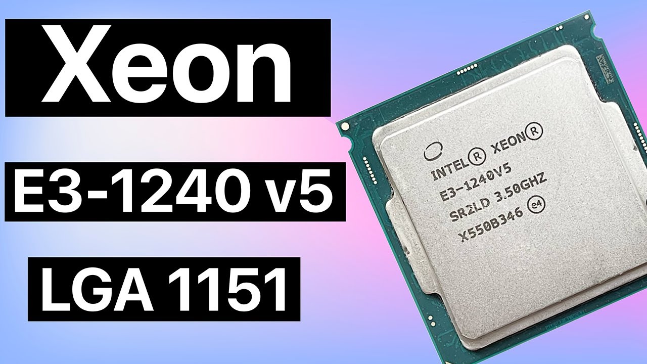 Аналог i7 6700 за 2000 руб на 1151 сокет. Intel Xeon E3-1240 V5