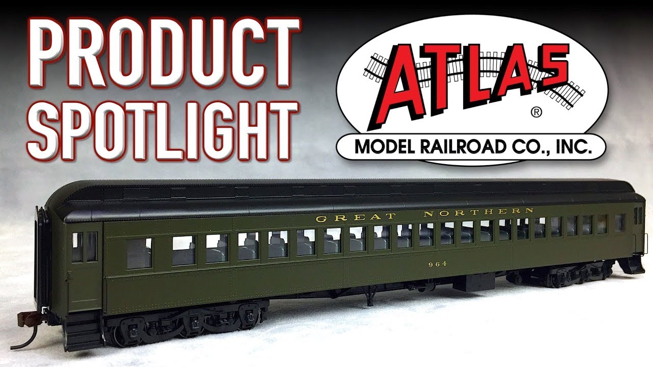 HO Scale Pullman Heavyweight Single Window Coach Atlas Master Product Spotlight