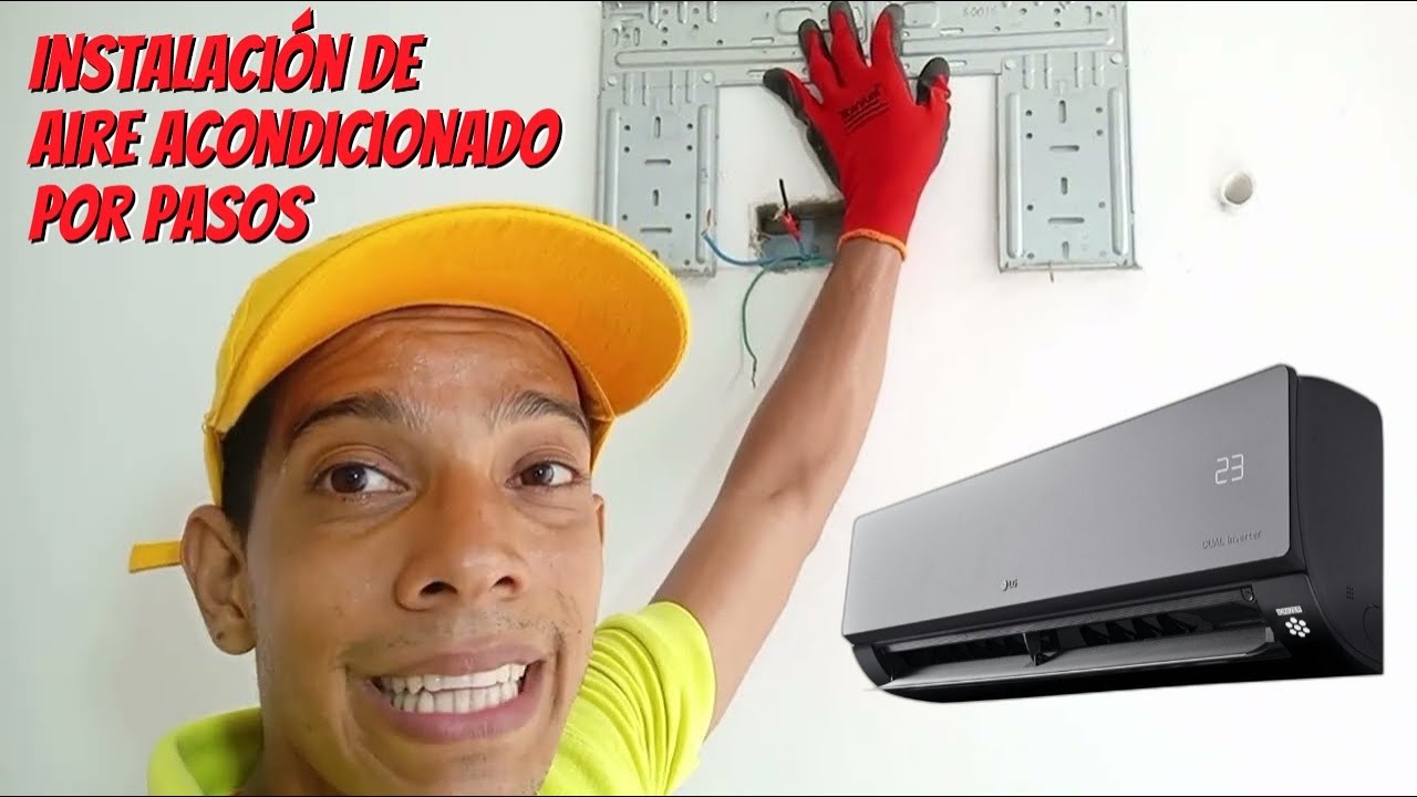 Manual de instalación de aire acondicionado Split paso a paso
