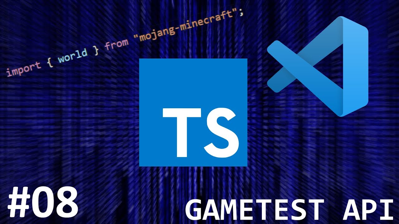 #08 TypeScript! mojang-minecraft GAMETEST FRAMEWORK (GER)