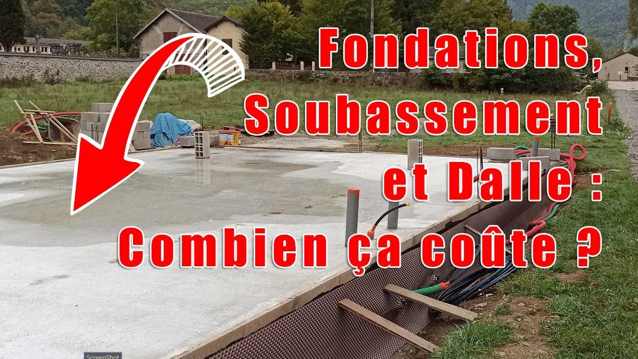 Construction Maison : Prix des Fondations et de la Dalle
