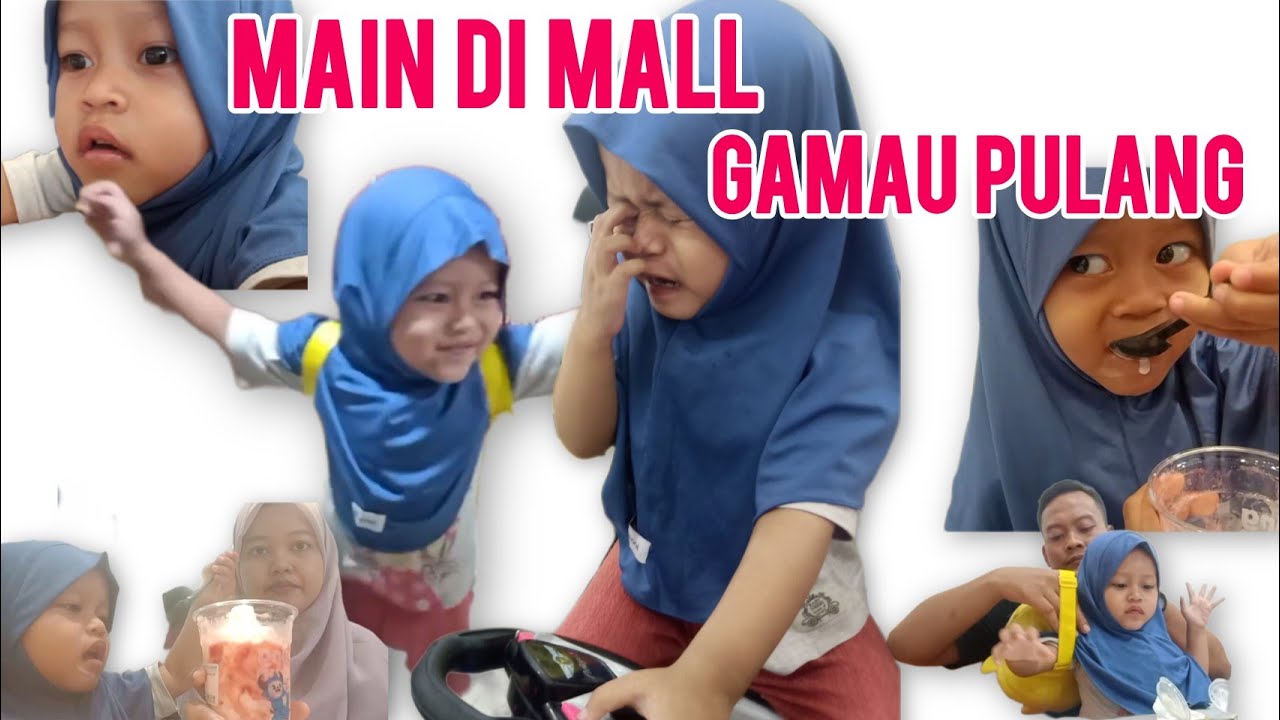 NANGIS GAMAU TURUN NAIK MOBIL-MOBILAN | PUTERIN MALL PGC (Pusat Grosir Cililitan) with PAPAU