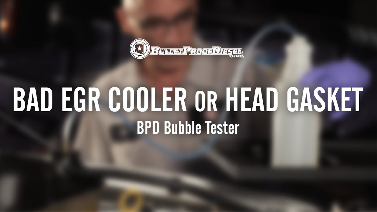 Bad EGR Cooler or Head Gasket; 6.0L Power Stroke