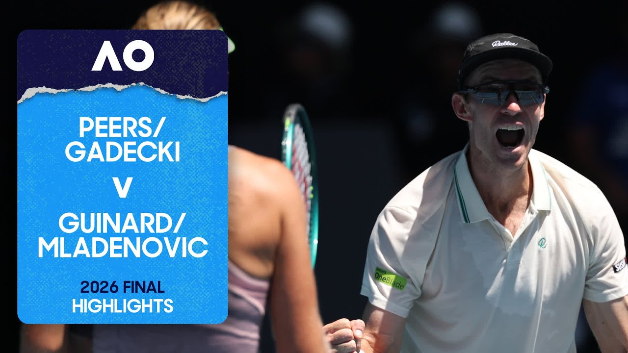 Peers/Gadecki v Guinard/Mladenovic Highlights | Australian Open 2026 Final