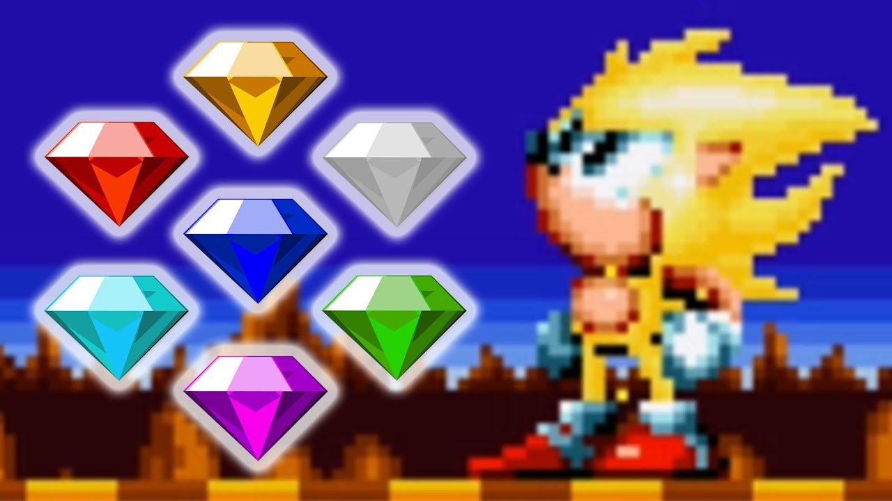 Sonic Mania - All 7 Chaos Emerald Special Stages To Unlock SUPER SONIC!