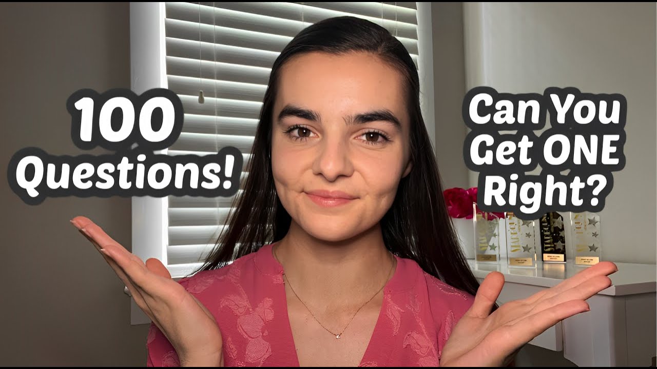 ASMR If You Get ONE Question Right, You Can Go To Sleep | 100 Questions