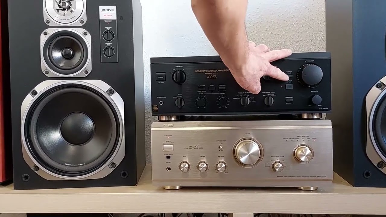 Amplifier Sony TA-F 700 ES (Sony TA-F444ESX; Sony TA F333ES) & Onkyo Scepter 601 Speakers