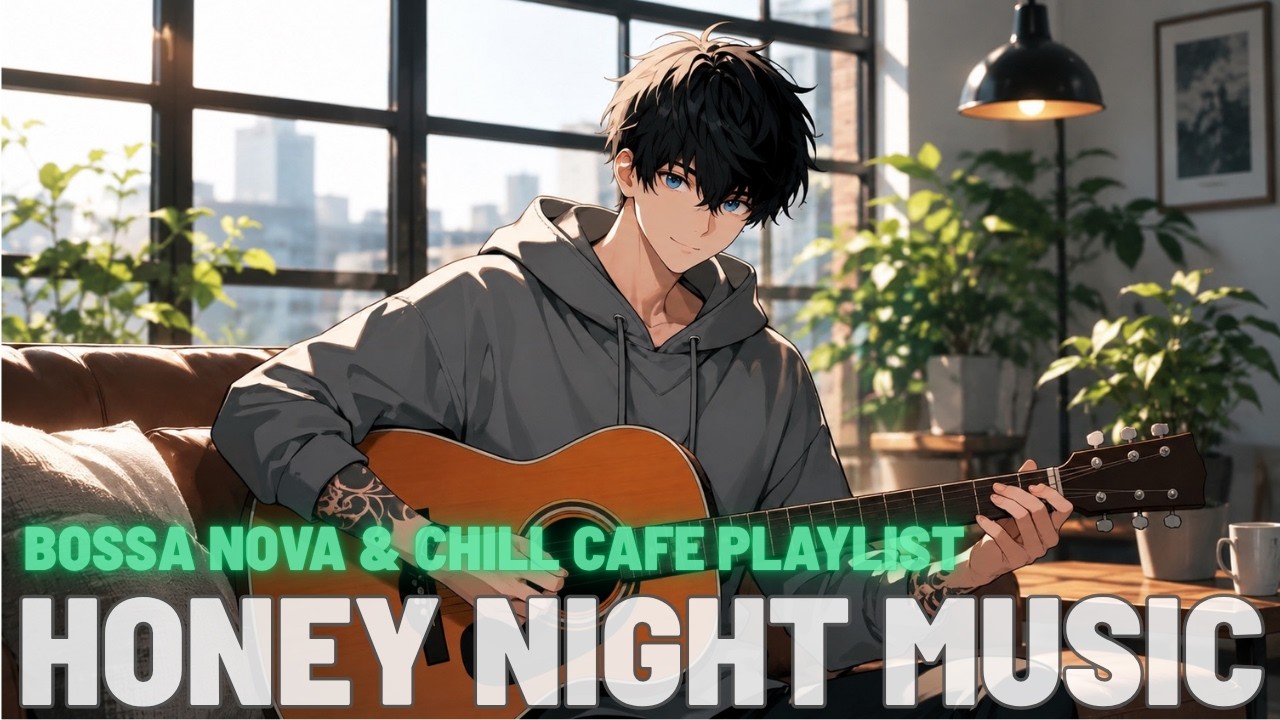 BOSSA NOVA Cafe MUSIC  for Focus, Work, Study & Relaxing 1hour (No Vocals) | ボサノバが心地良いカフェで一緒に過ごそう