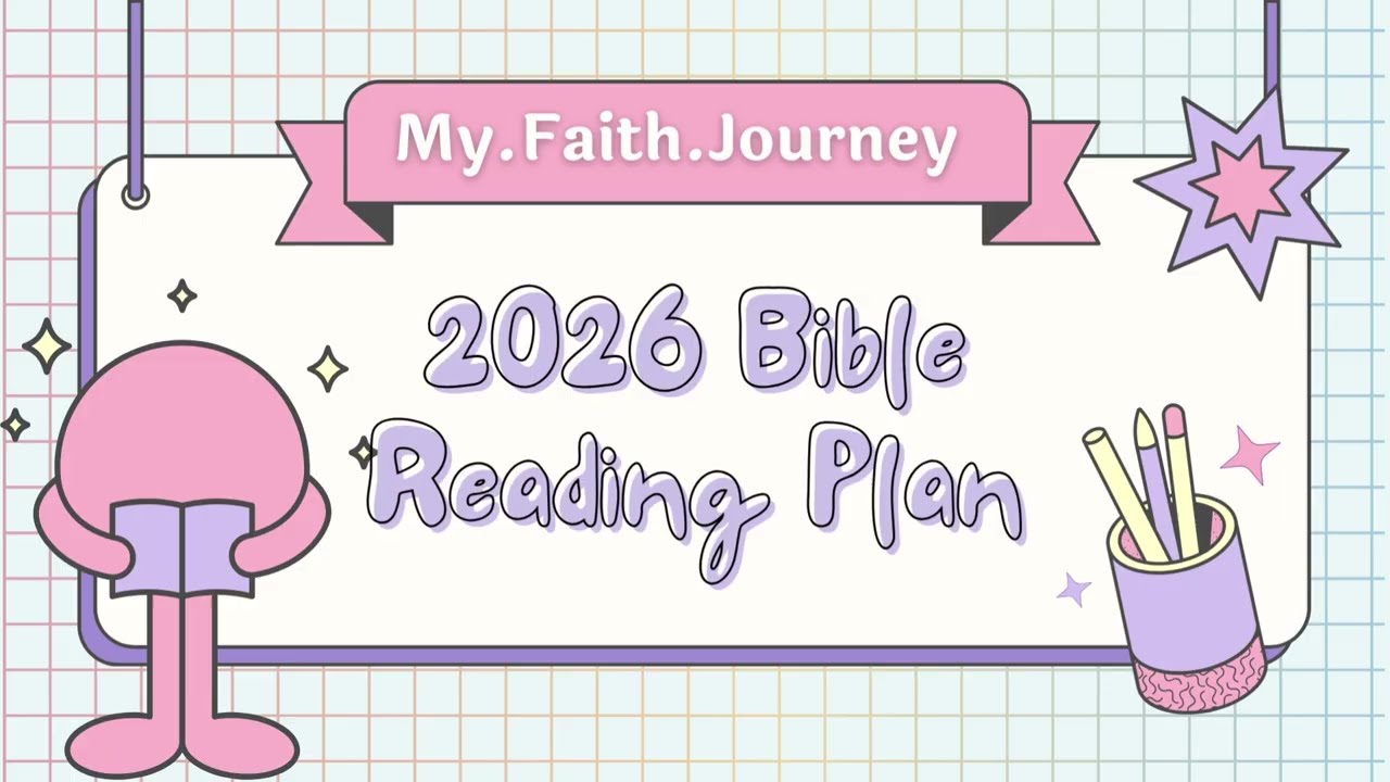 My 2026 Bible Reading Plan! 