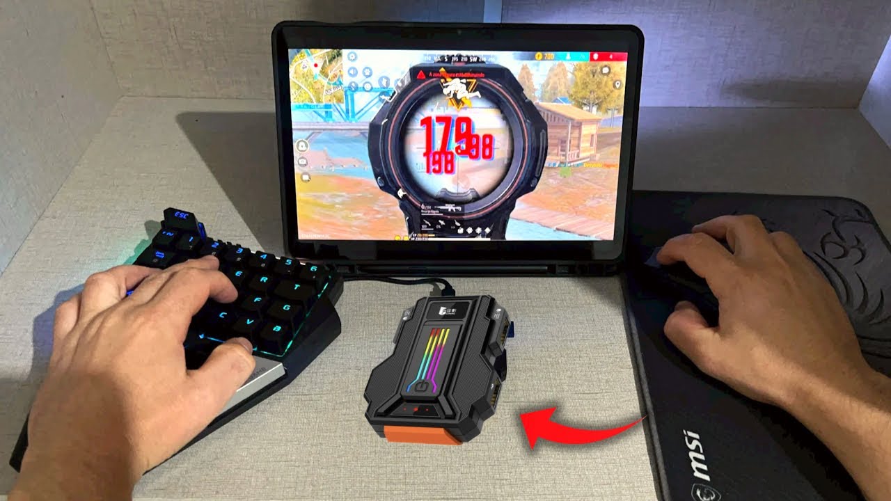 HUNTER PRO A EVOLUÇÃO DO MOBILADOR CHEGOU ! Teclado e mouse no celular UNBOXING