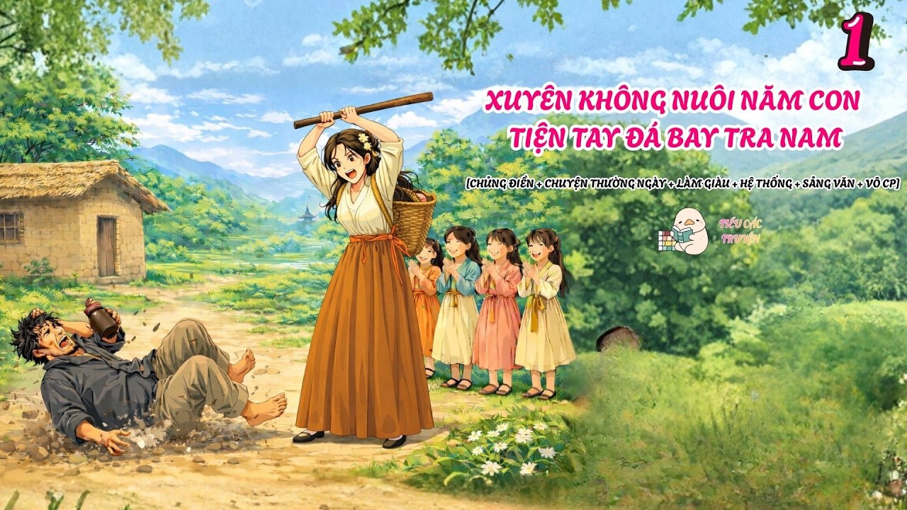 TẬP 1: Xuyên Không Nuôi Năm Con, Tiện Tay Đá Bay Tra Nam