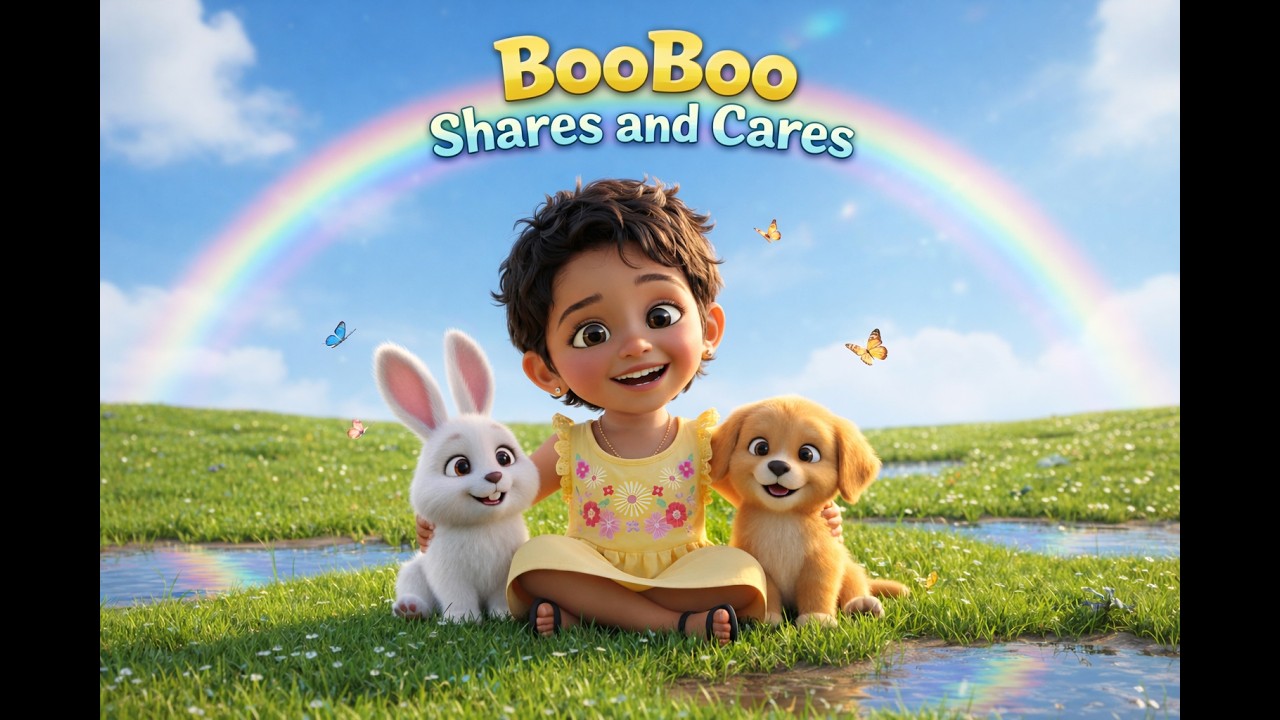 BooBoo Shares and Cares  |  Toddler Learning Song | TiniTunes 🎵