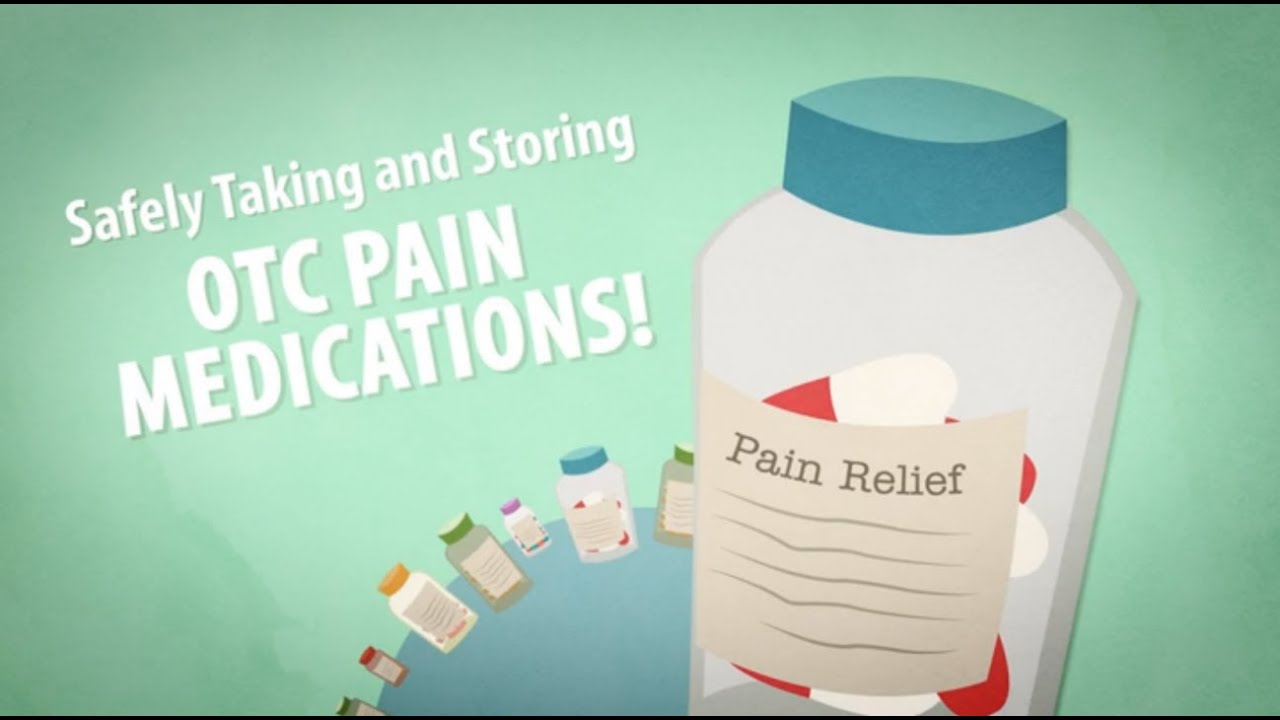 Safely Taking and Storing OTC Pain Medication