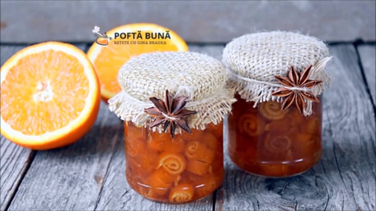 Dulceata din coji de portocale