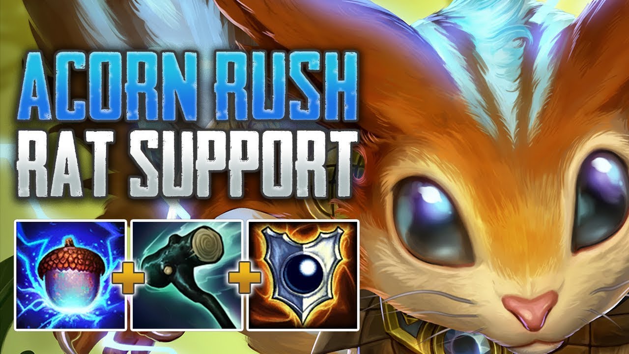 ACORN RUSH IS SO OP! Ratatoskr Support Gameplay (SMITE Conquest)