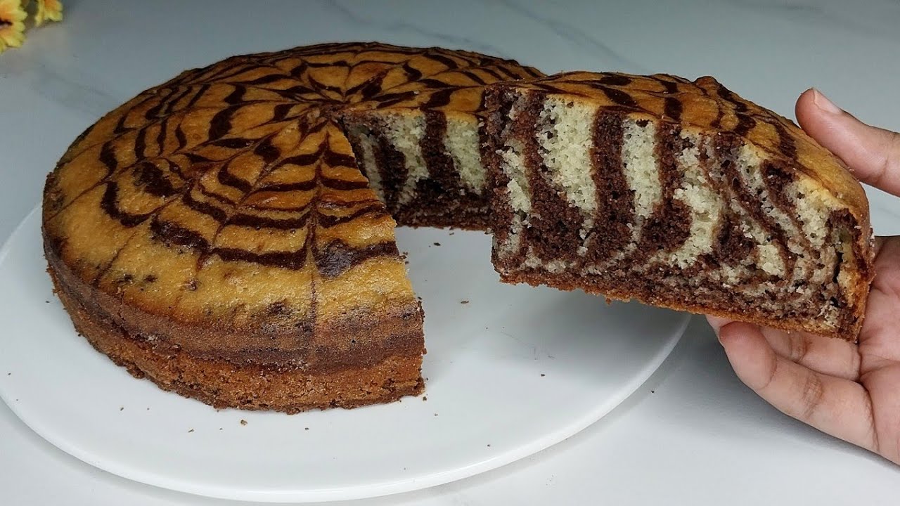 Keki Laini Ya Kuchambuka Yenye Mchoro Wa Zebra Tamu Sana😋