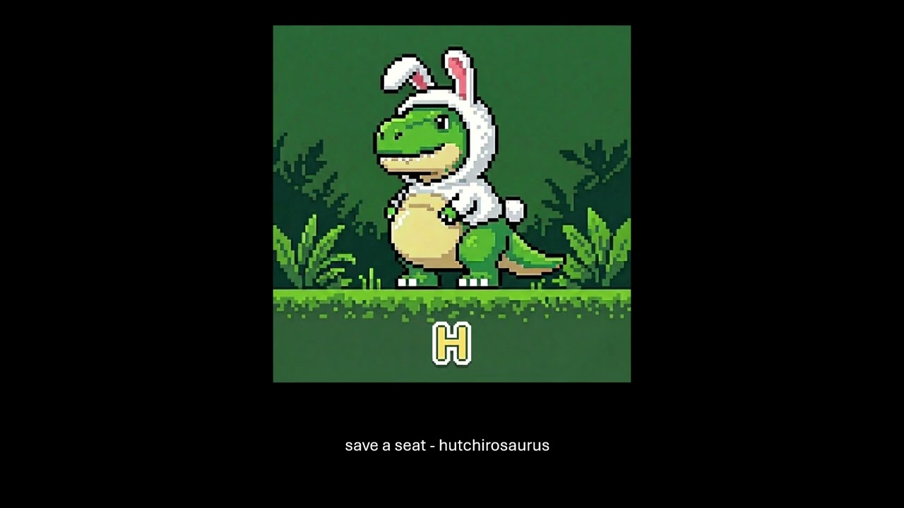 save a seat - hutchirosaurus