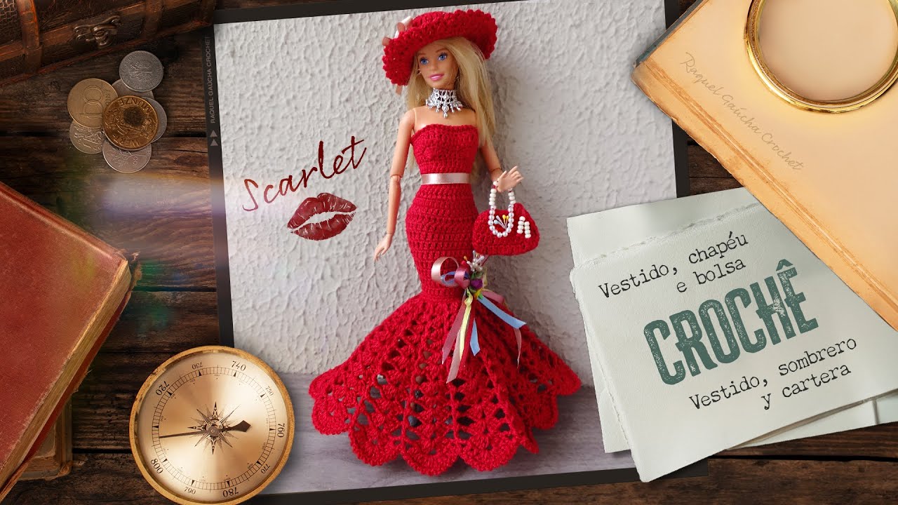 Vestido Noir para Barbie 👠 Scarlet