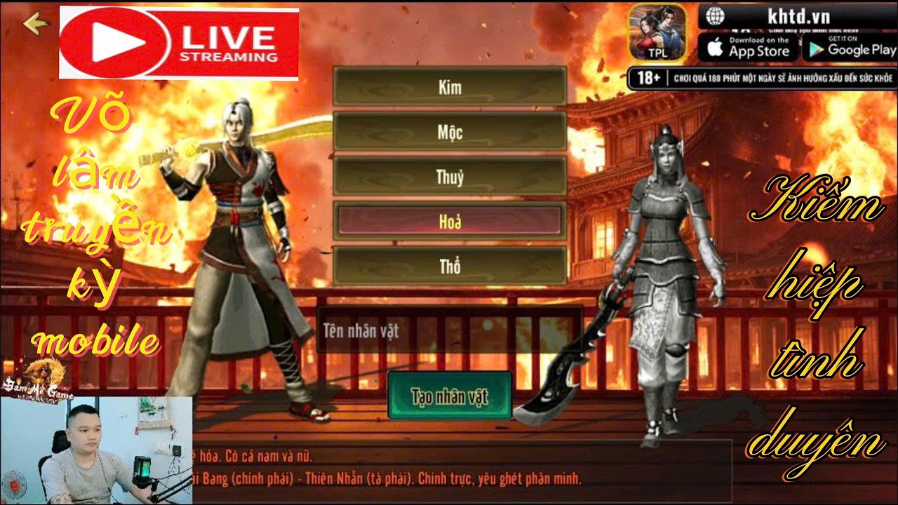 Võ Lâm 1 Mobile - Thăm acc top 3 sever 5 Trường Giang lụm Tống Kim