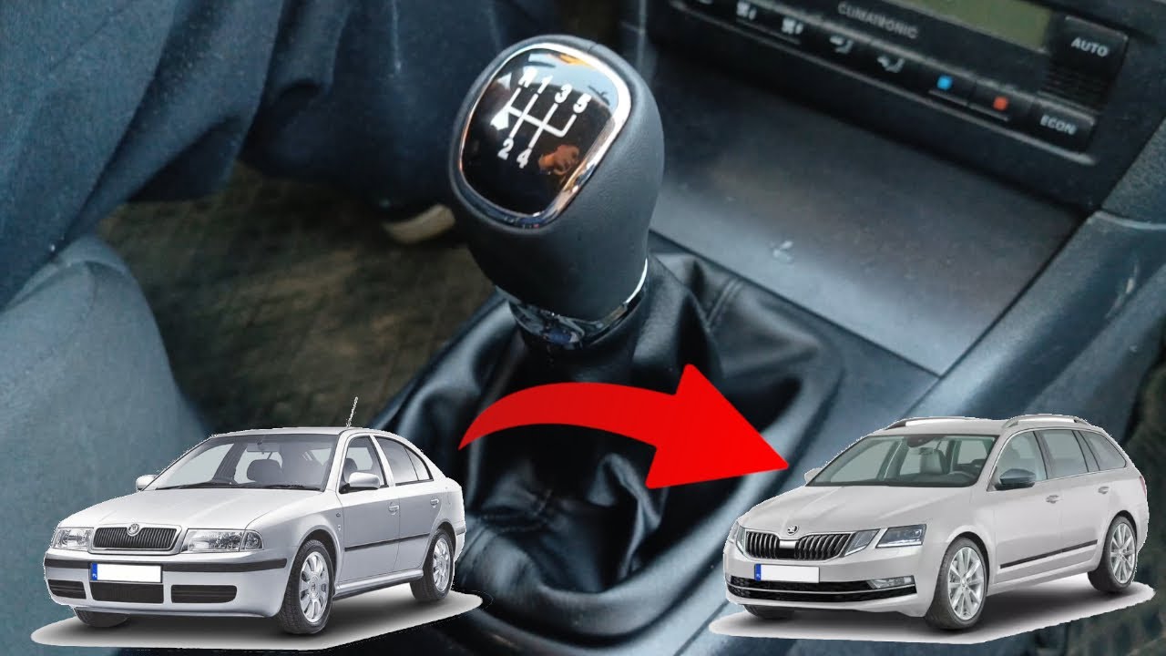 Wymiana mieszka i gałki skrzyni biegów - Skoda Octavia 1
