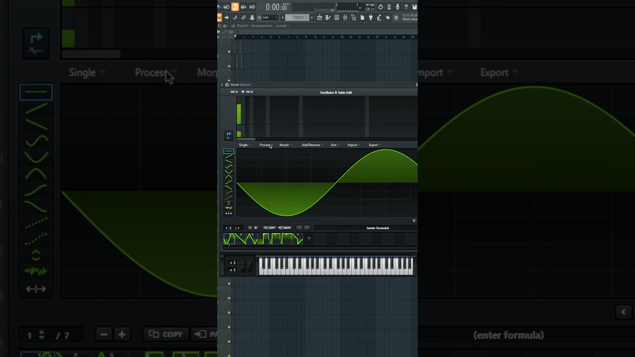 LOW Harmonic Bass Tutorial in Serum (in under a minute) #shorts