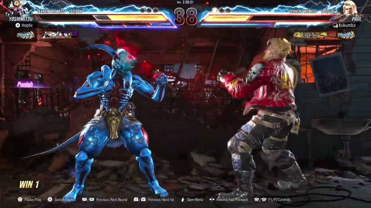 TEKKEN8 - Yoshimitsu vs Paul - RAIJIN