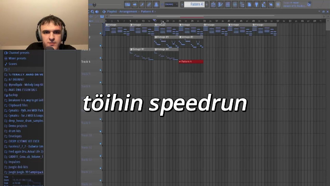 t&ouml;ihin speedrun (fl studio suomi sessio 3)