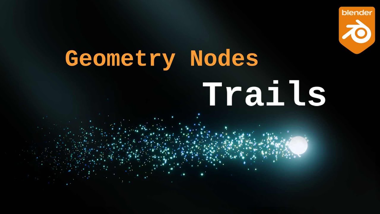 Simulation Nodes Particle Trails - Blender 4.0
