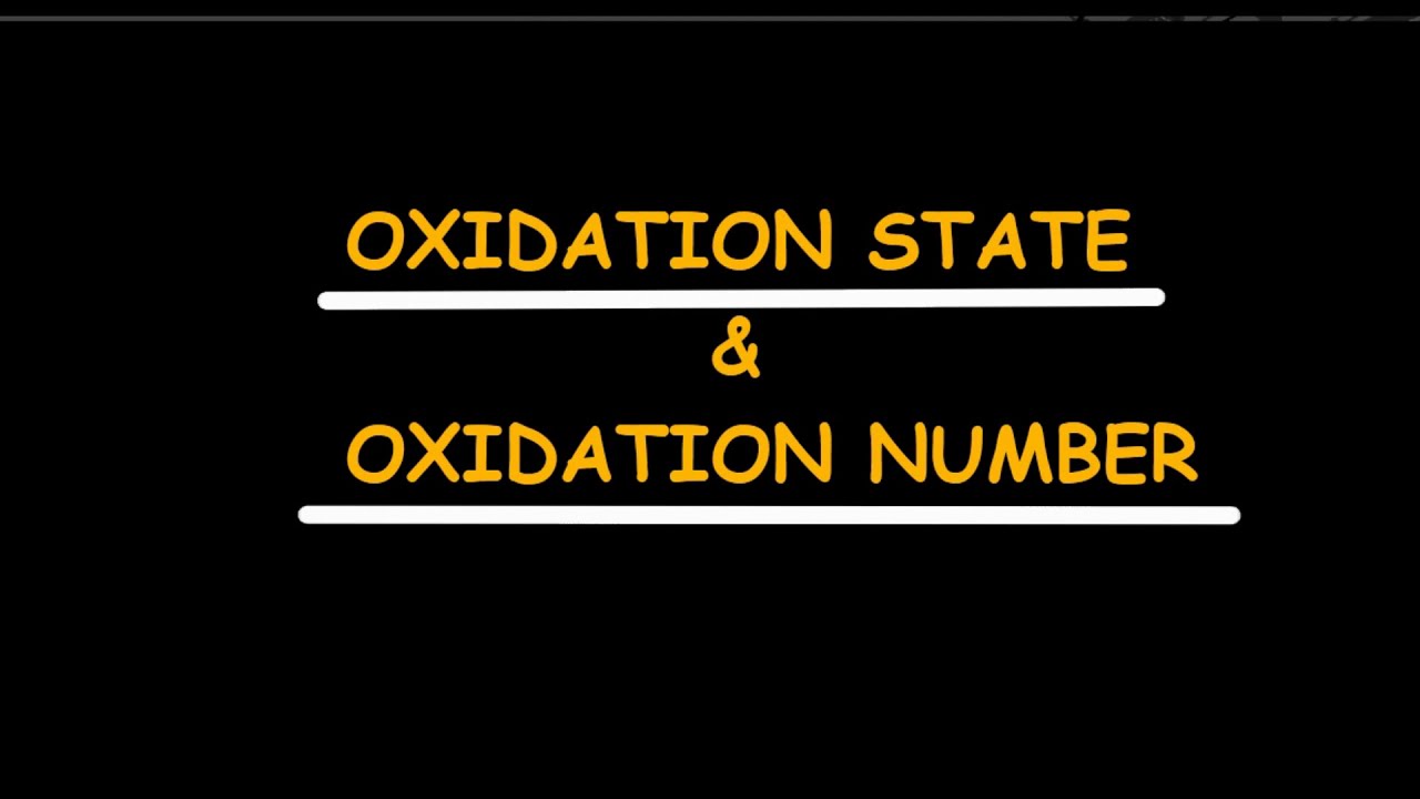 Difference Between Oxidation Number And Oxidation State