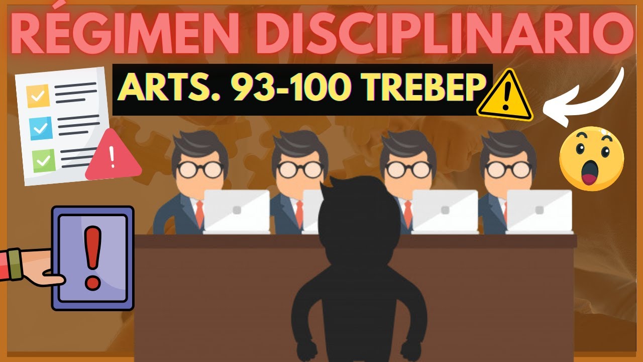 📜 RÉGIMEN DISCIPLINARIO de los FUNCIONARIOS: Arts. 93-100 TREBEP【EXPLICADO con EJEMPLOS] 